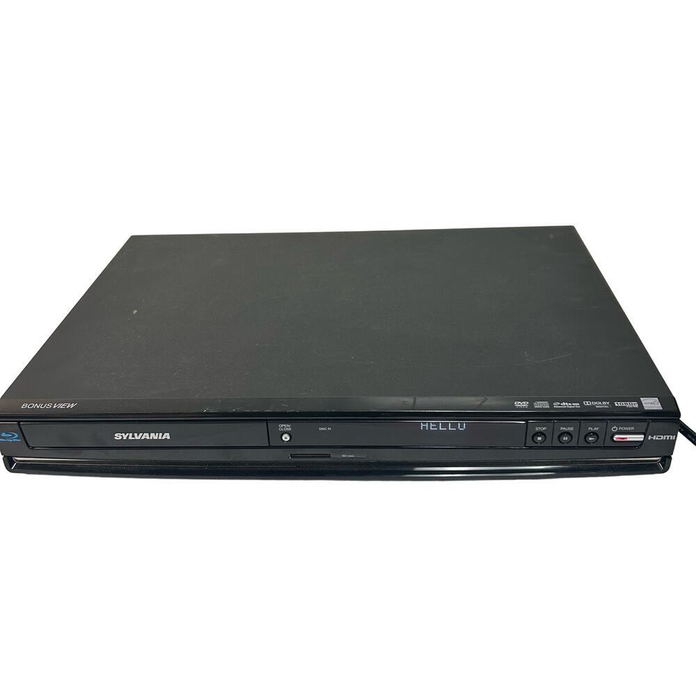 Sylvania NB531SLX Blu-Ray DVD Player 1080P HDMI DTS-HD Dolby Digital No Remote